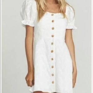 Show Me Your Mumu Albany Mini Button Dress